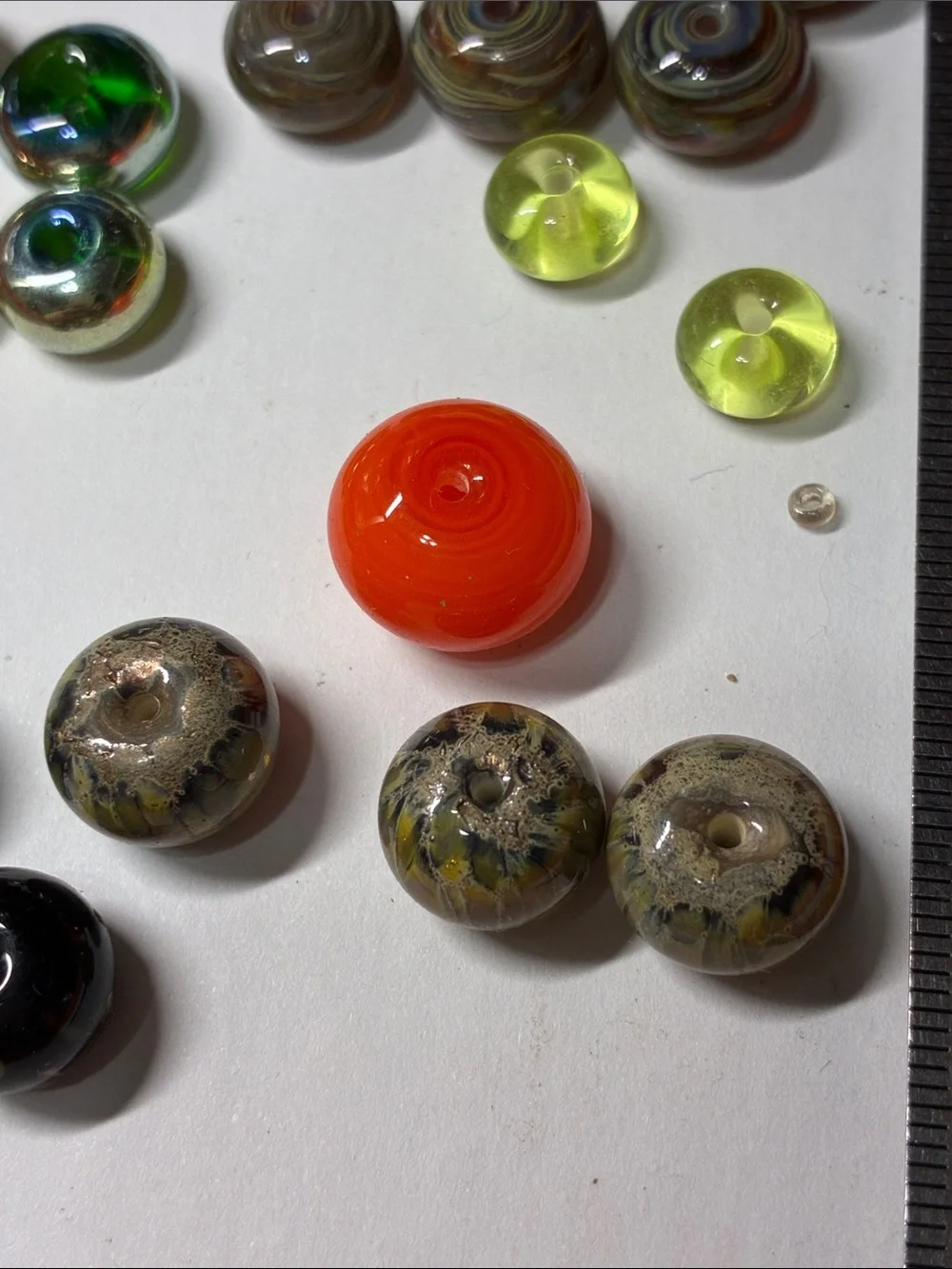 Assorted Glass Lampwork Beads - Multicolor Mix